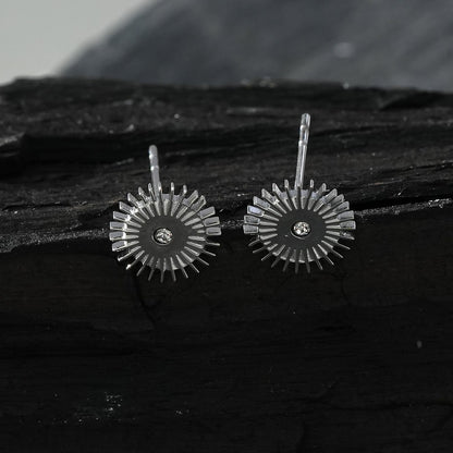 Boucles d'oreilles clous « Night Star » Argentées Style CAPITOLA