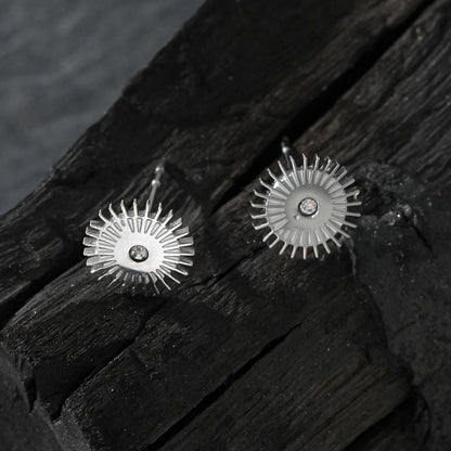 Boucles d'oreilles clous « Night Star » Argentées Style CAPITOLA