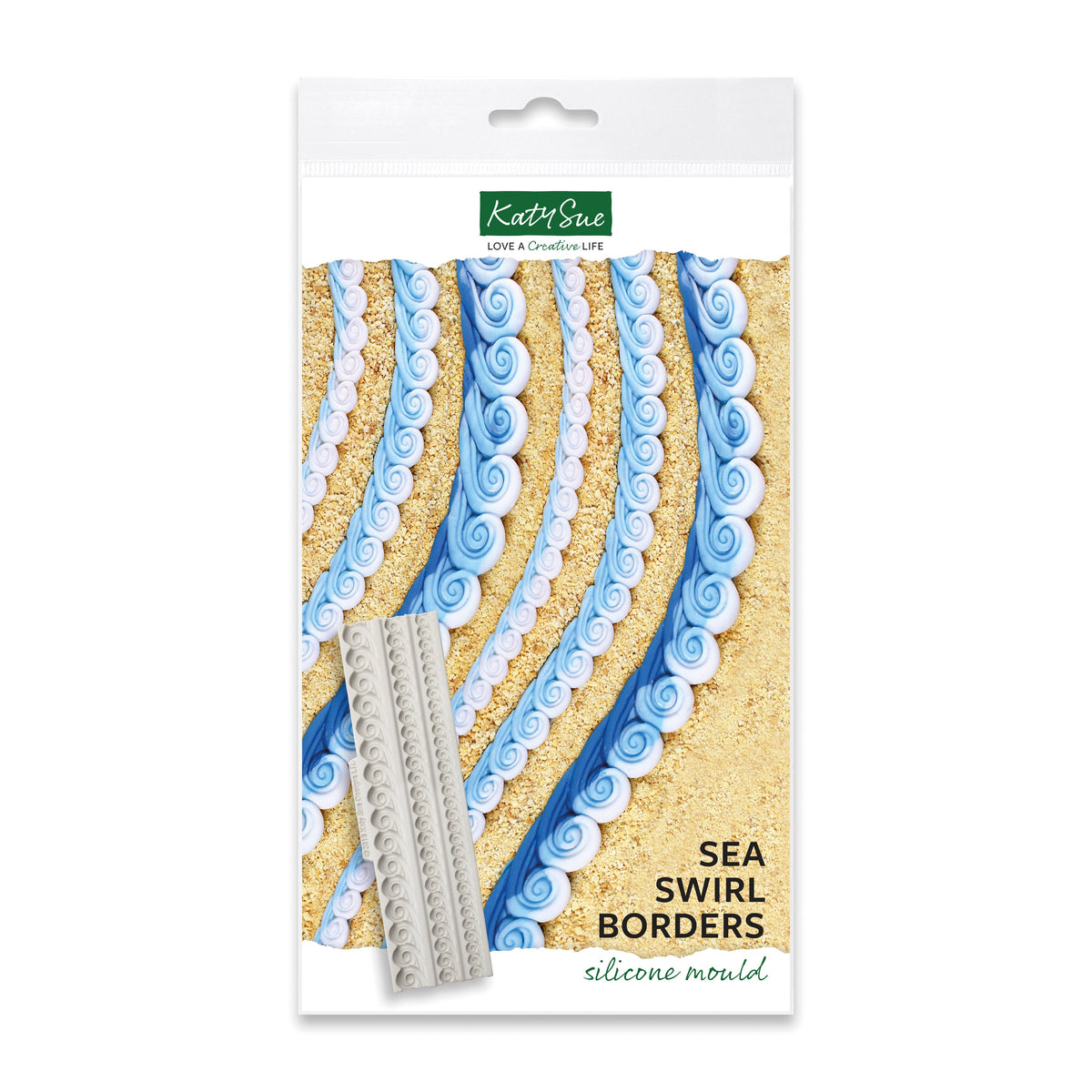Sea Swirl Borders Silicone Mould