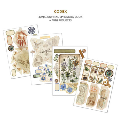 Codex Junk Journal & Ephemera Book A4 32/Pkg