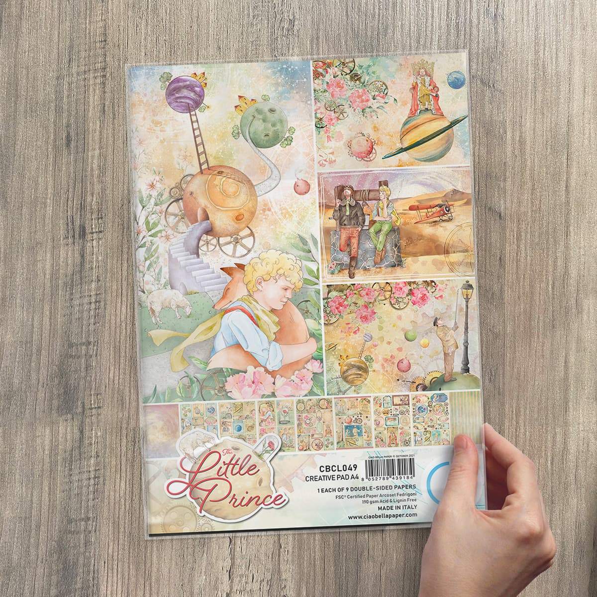 Ciao Bella Le Petit Prince Bloc Créatif A4 9 feuilles/paquet