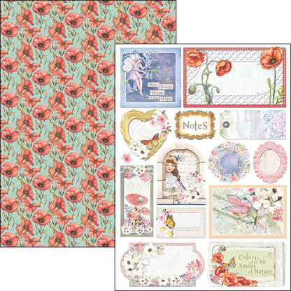 Ciao Bella Enchanted Land Bloc Créatif A4 9 feuilles/paquet