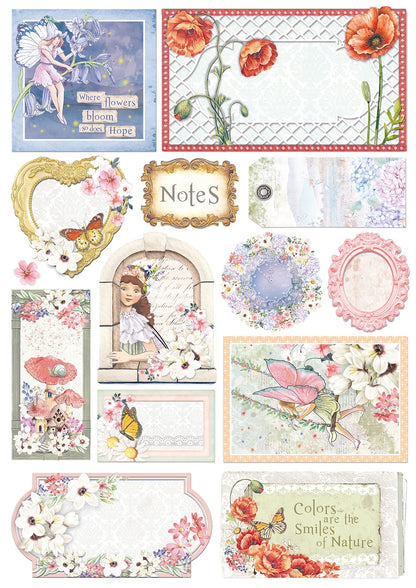 Ciao Bella Enchanted Land Bloc Créatif A4 9 feuilles/paquet