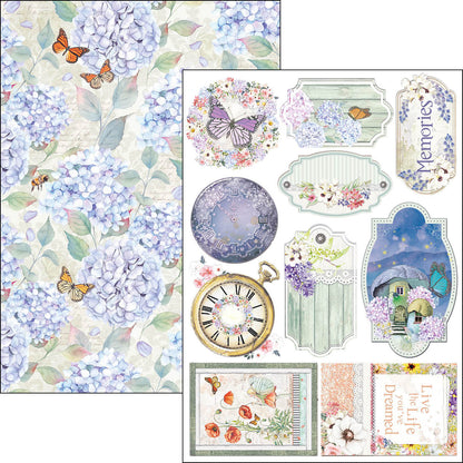 Ciao Bella Enchanted Land Bloc Créatif A4 9 feuilles/paquet