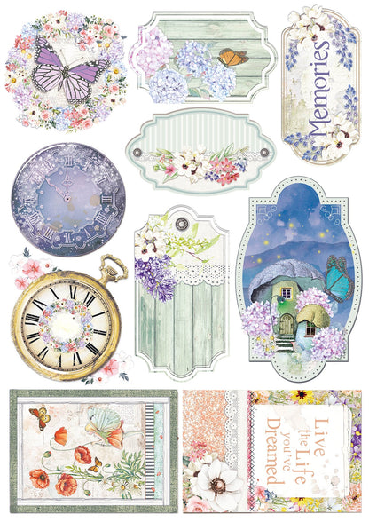 Ciao Bella Enchanted Land Bloc Créatif A4 9 feuilles/paquet