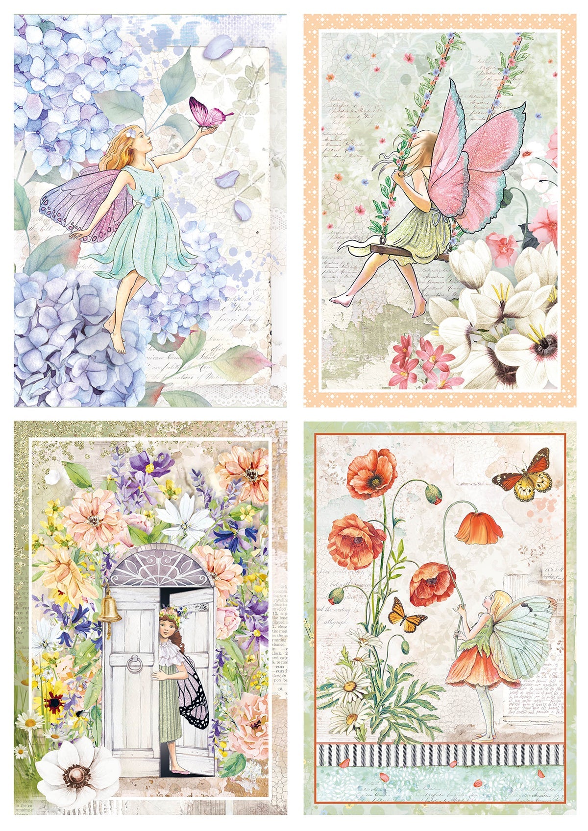 Ciao Bella Enchanted Land Bloc Créatif A4 9 feuilles/paquet