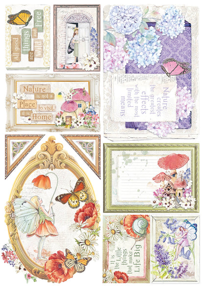 Ciao Bella Enchanted Land Bloc Créatif A4 9 feuilles/paquet