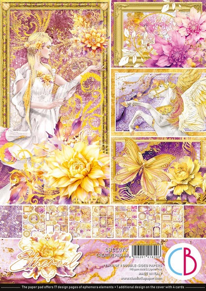 Bloc de création Ethereal A4 9 feuilles/paquet