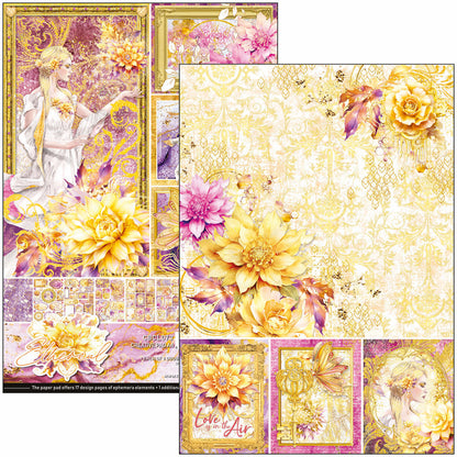 Bloc de création Ethereal A4 9 feuilles/paquet
