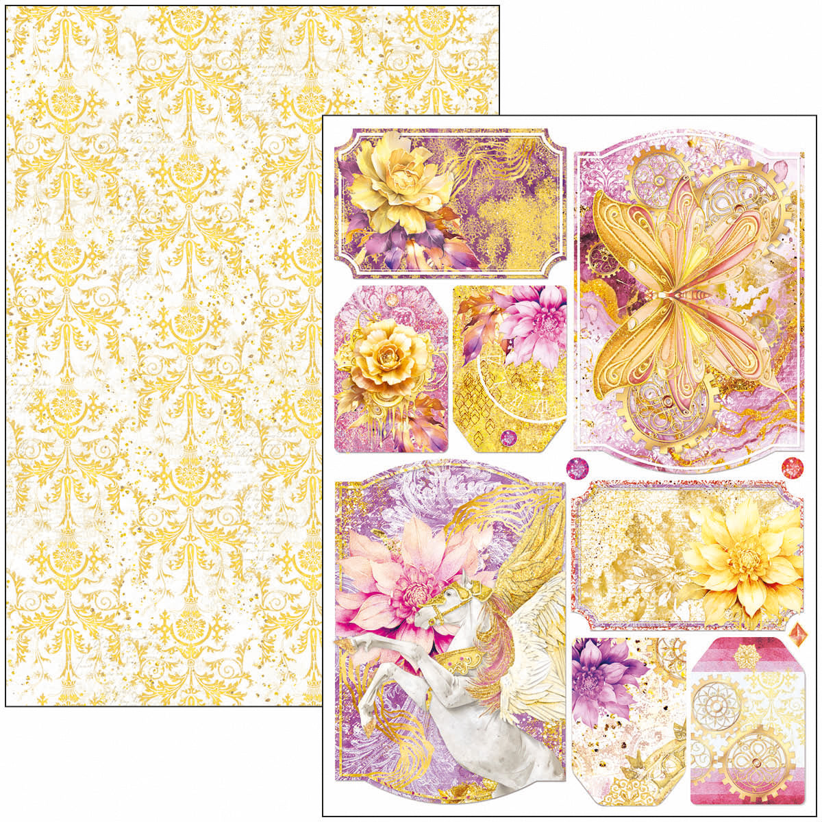 Bloc de création Ethereal A4 9 feuilles/paquet