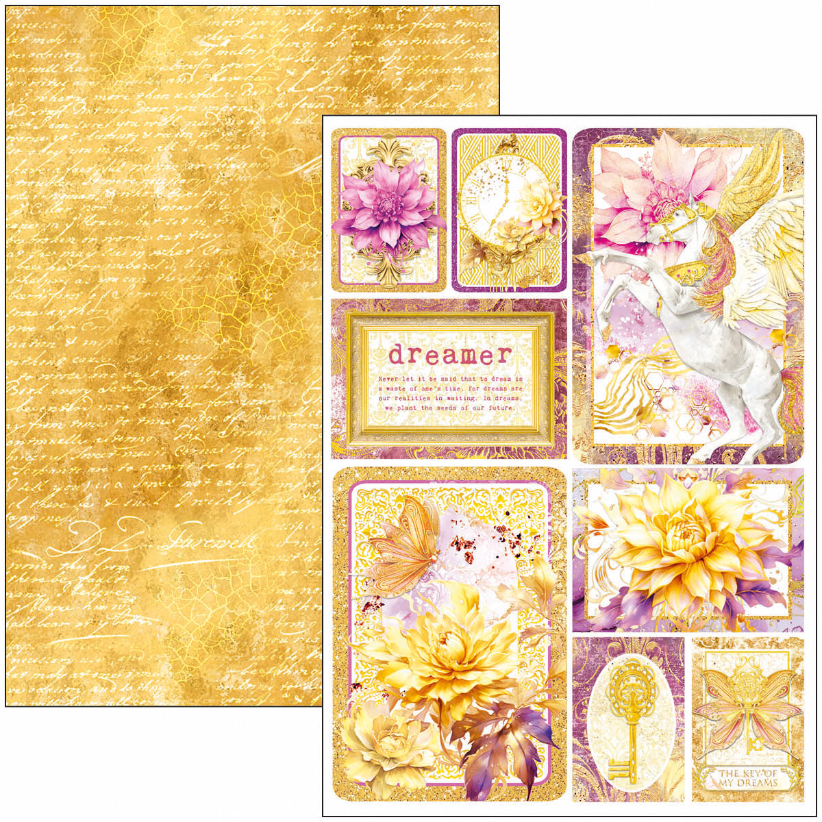 Bloc de création Ethereal A4 9 feuilles/paquet
