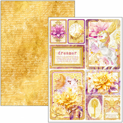 Bloc de création Ethereal A4 9 feuilles/paquet