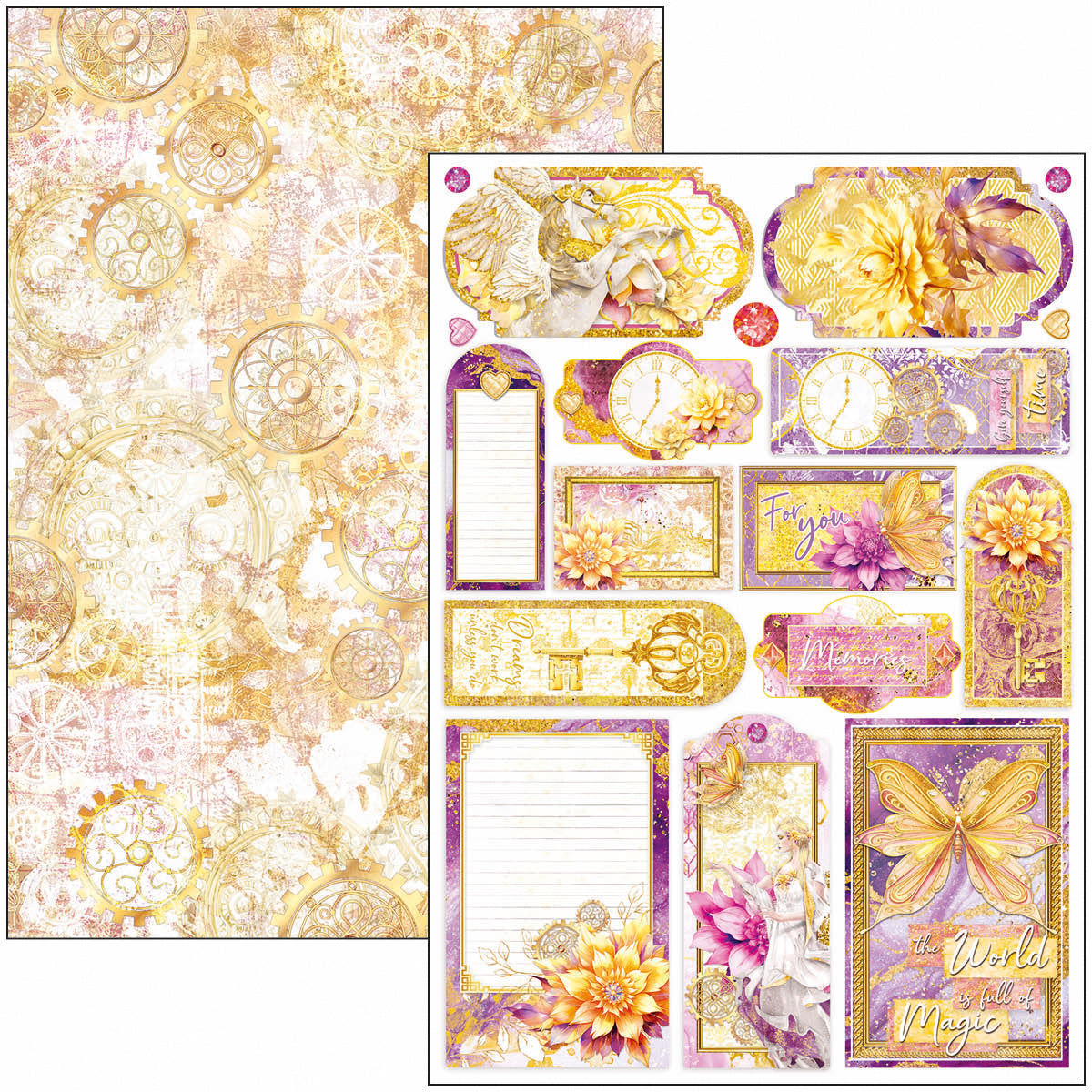 Bloc de création Ethereal A4 9 feuilles/paquet