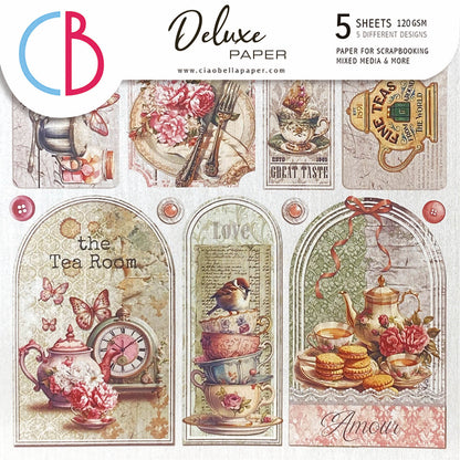 Moments intemporels Deluxe Papier Argent
 15x15 cm 5/Paquet