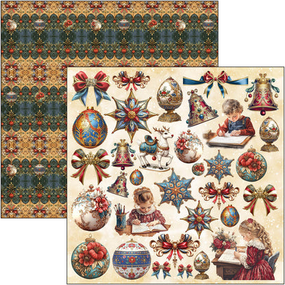 Bloc de papier Boutique de jouets 30,5 x 30,5 cm 12 feuilles/paquet