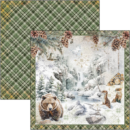 Bloc de papier Forest Tales 30,5x30,5 cm 12/Paquet