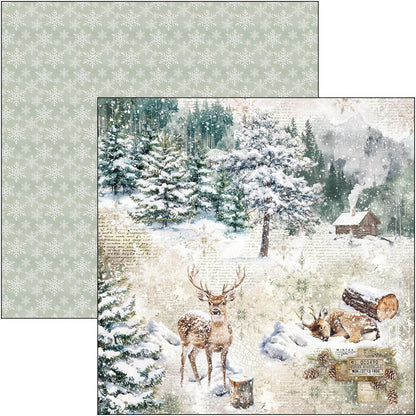 Bloc de papier Forest Tales 30,5x30,5 cm 12/Paquet