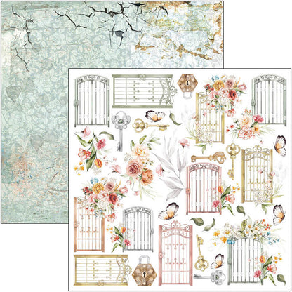 Règne de grâce, bloc de papier 15x15 cm, 24 feuilles, découpe créative