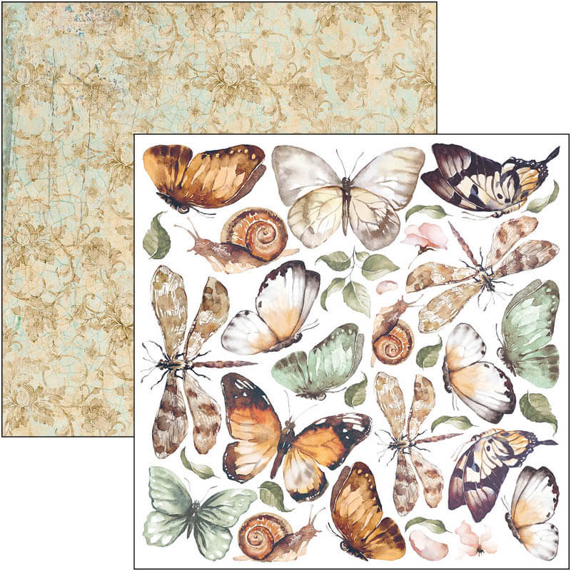 Règne de grâce, bloc de papier 15x15 cm, 24 feuilles, découpe créative
