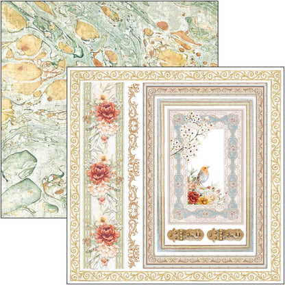Règne de grâce, bloc de papier 15x15 cm, 24 feuilles, découpe créative