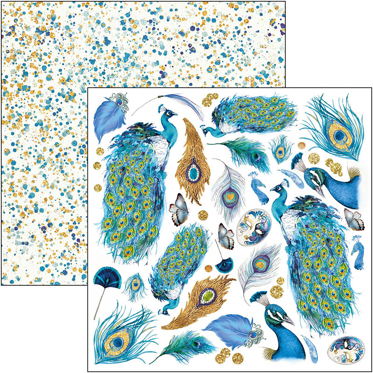 Bloc de découpes Indigo 6x6 24/Paq