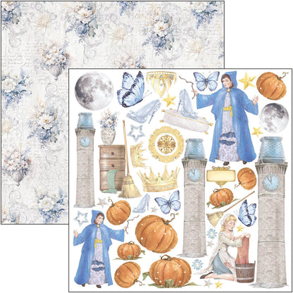 Midnight Spell Bloc de papiers à découper 15x15cm 24 feuilles/paquet