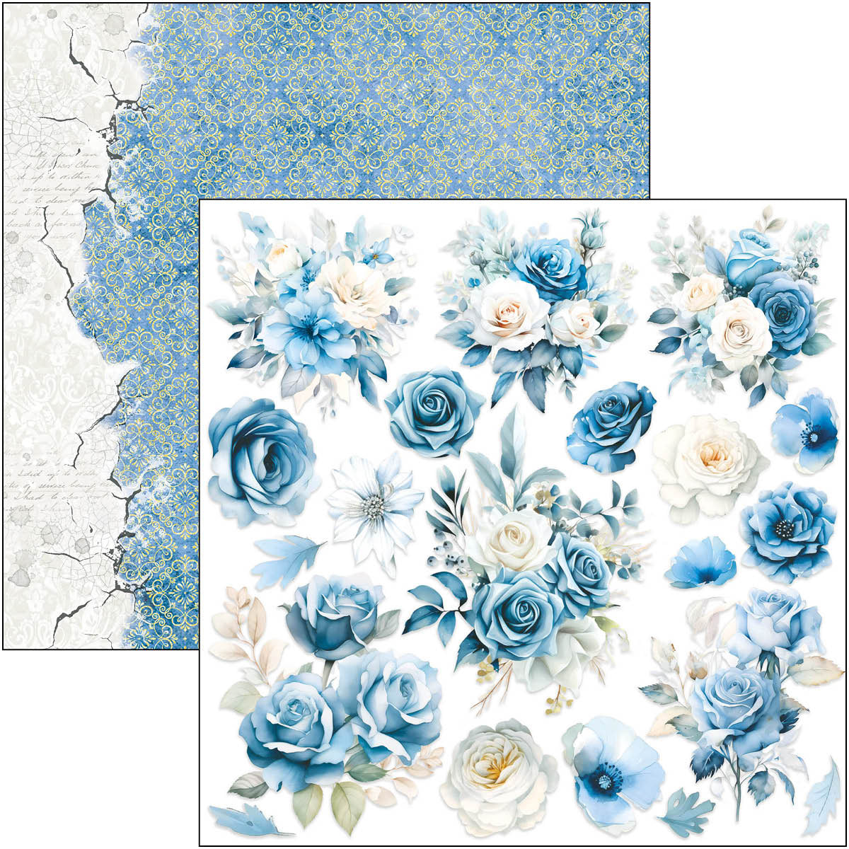 Midnight Spell Bloc de papiers à découper 15x15cm 24 feuilles/paquet