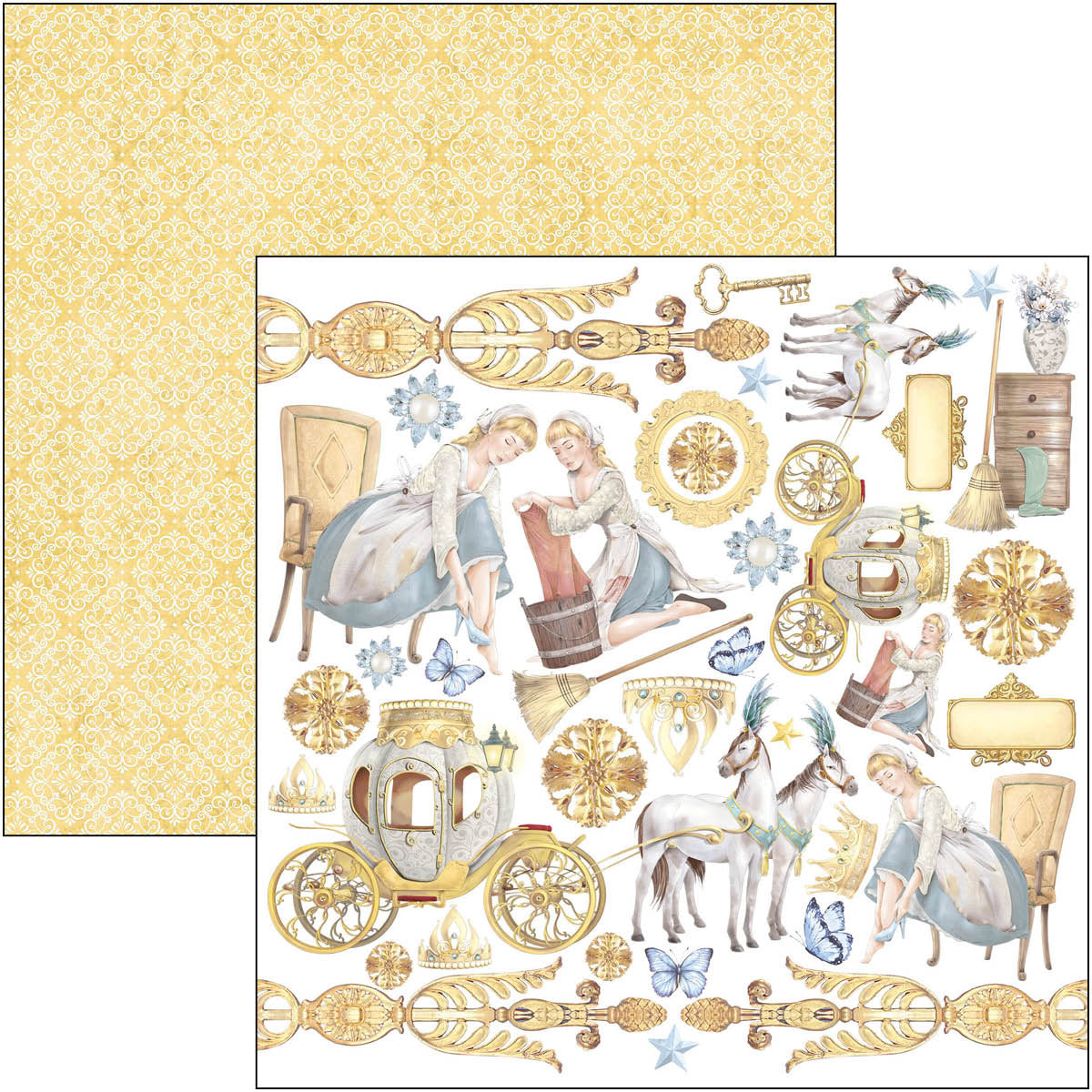 Midnight Spell Bloc de papiers à découper 15x15cm 24 feuilles/paquet