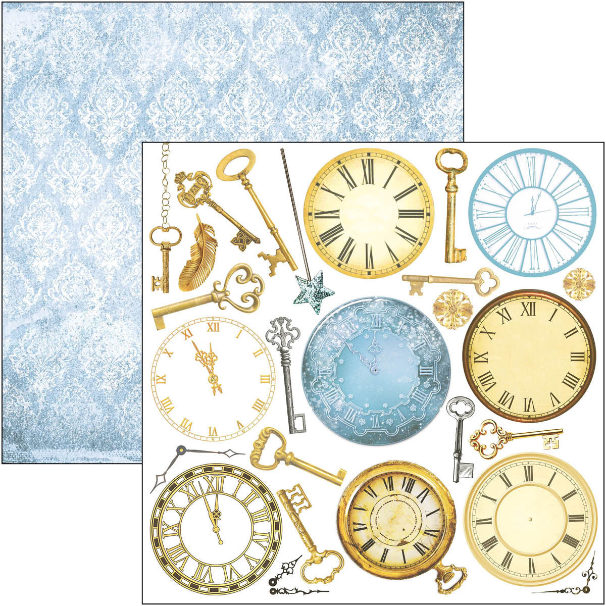Midnight Spell Bloc de papiers à découper 15x15cm 24 feuilles/paquet