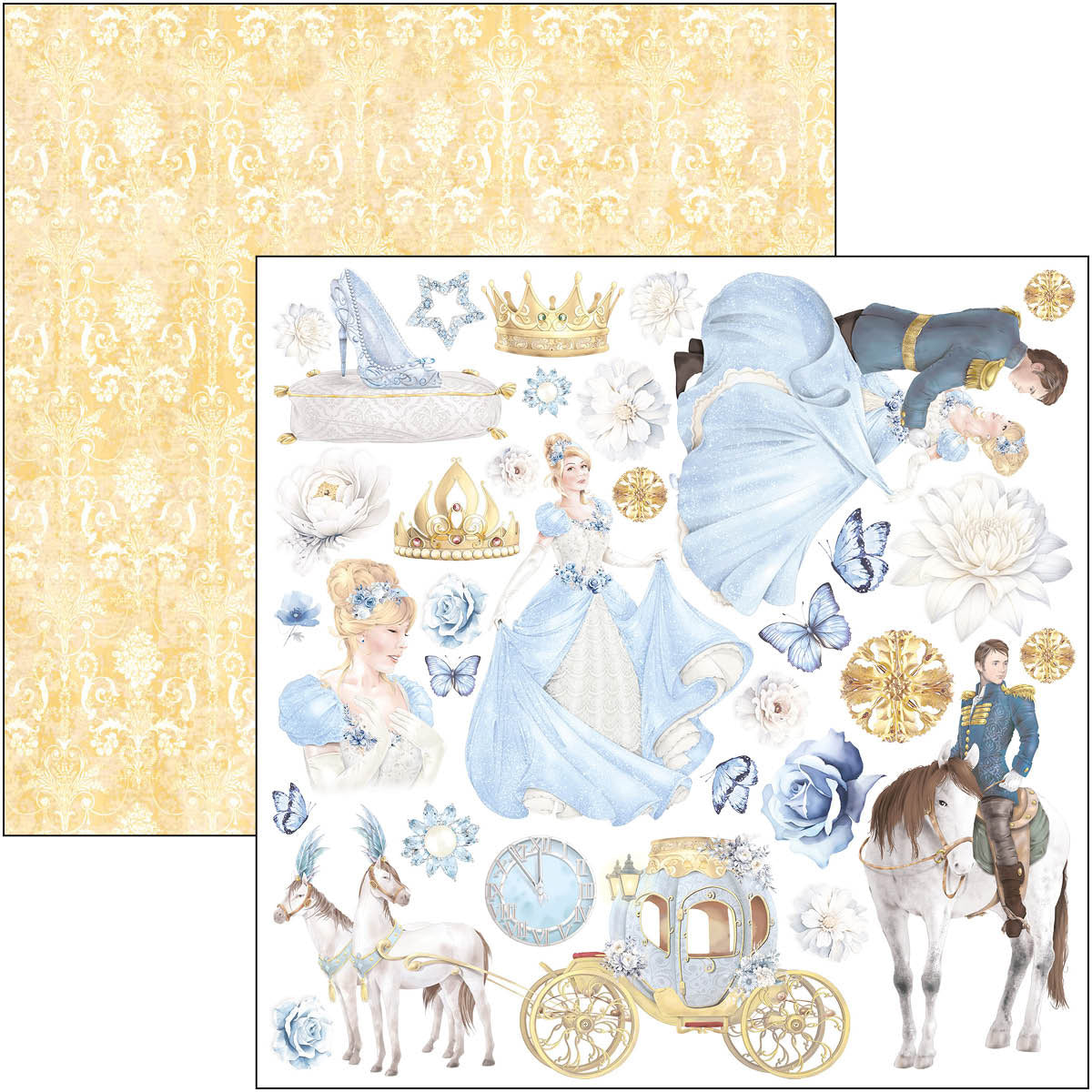 Midnight Spell Bloc de papiers à découper 15x15cm 24 feuilles/paquet