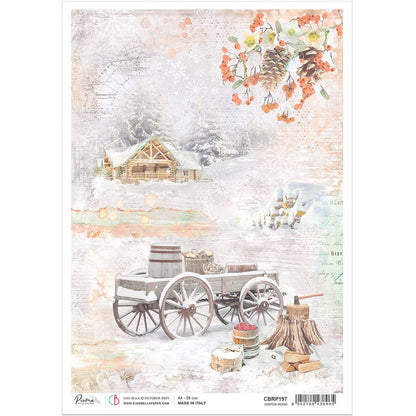 Ciao Bella Rice Paper A4 Winter Mood
