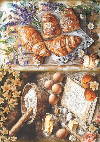 Papier de riz A5 MIXTE 8/Paquet Livre de recettes