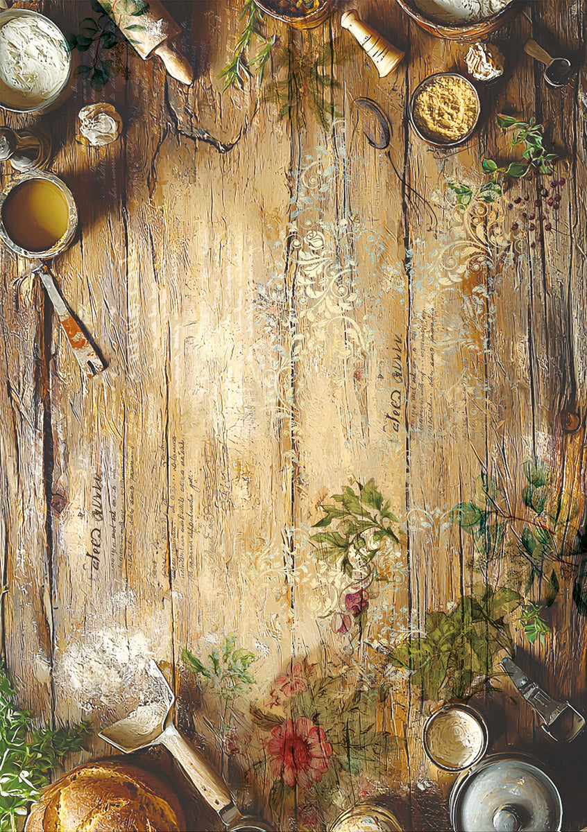 Papier de riz A5 MIXTE 8/Paquet Livre de recettes