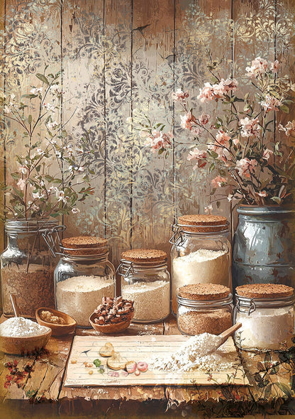 Papier de riz A5 MIXTE 8/Paquet Livre de recettes