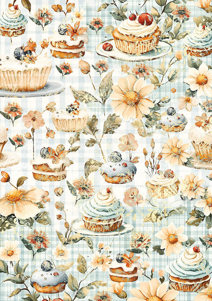 Papier de riz A5 MIXTE 8/Paquet Livre de recettes