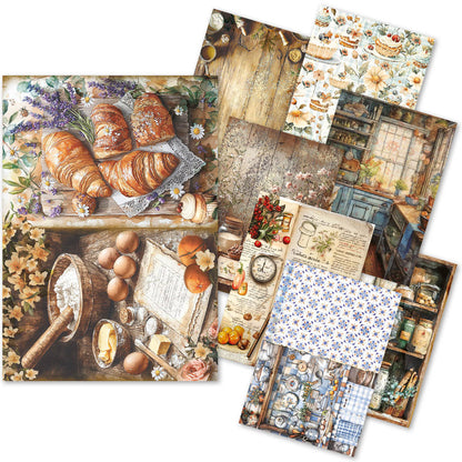 Papier de riz A5 MIXTE 8/Paquet Livre de recettes