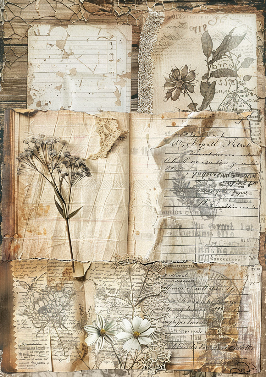 Papier de riz A5 MIXTE 8/Paquet Codex