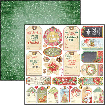 Ciao Bella Cher Père Noël Bloc de papiers 30x30 cm 8 feuilles/paquet