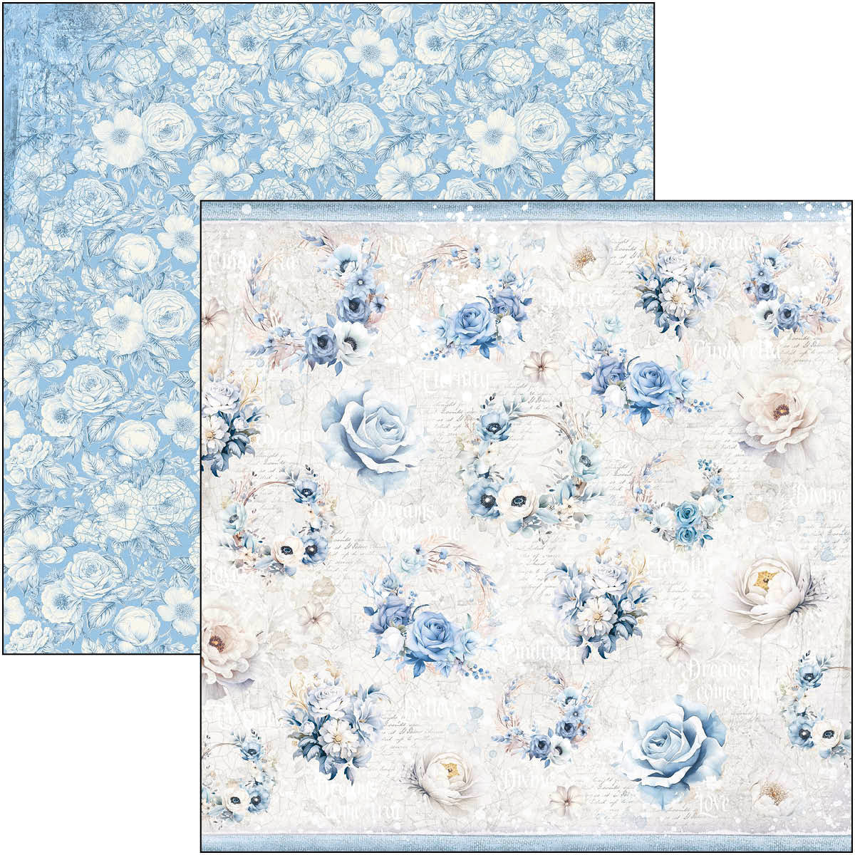 Bloc de papier à motifs Midnight Spell 30x30 cm 8 feuilles/paquet