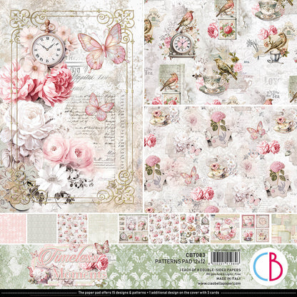 Bloc de papiers « Timeless Moments » 30x30cm 8 feuilles/paquet