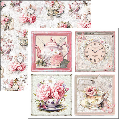 Bloc de papiers « Timeless Moments » 30x30cm 8 feuilles/paquet