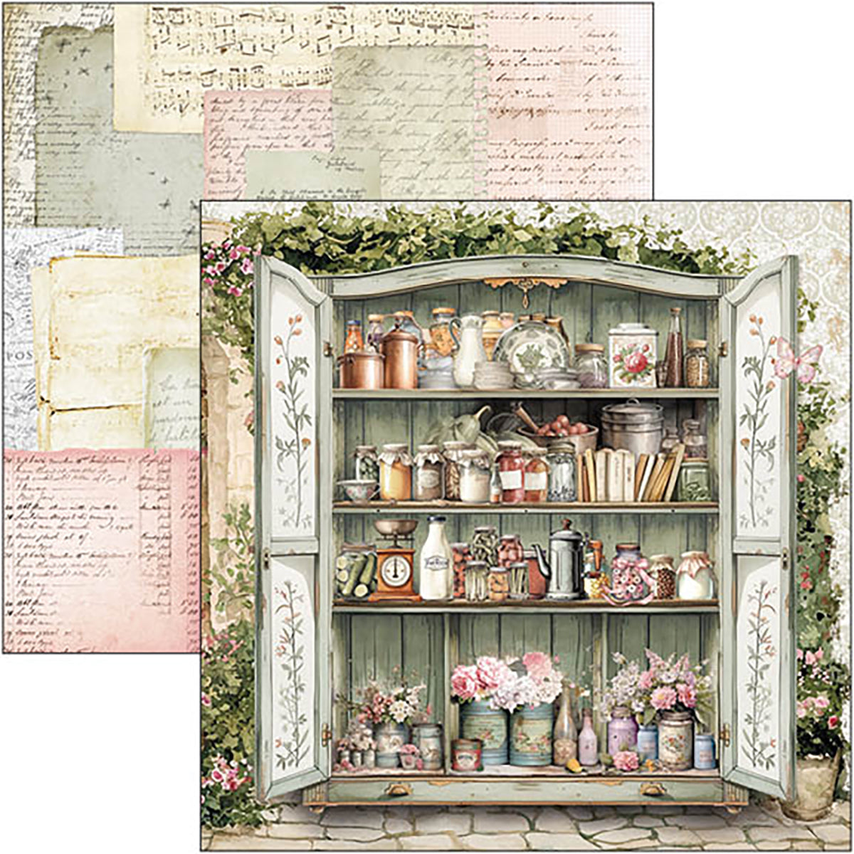 Bloc de papiers « Timeless Moments » 30x30cm 8 feuilles/paquet