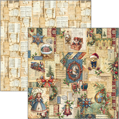 Bloc de motifs Les Jouets 30,5 x 30,5 cm 8 pces