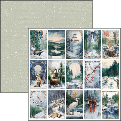 Bloc de Motifs Contes de la Forêt 30x30cm 8 feuilles/paquet