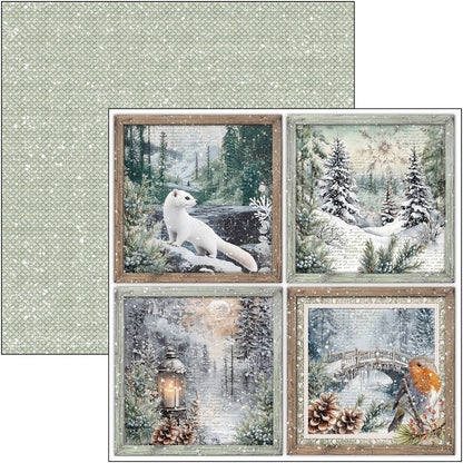 Bloc de Motifs Contes de la Forêt 30x30cm 8 feuilles/paquet