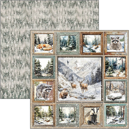 Bloc de Motifs Contes de la Forêt 30x30cm 8 feuilles/paquet