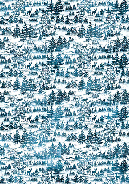 Bloc de papiers Ciao Bella Vellum Winter Journey A4 6 feuilles