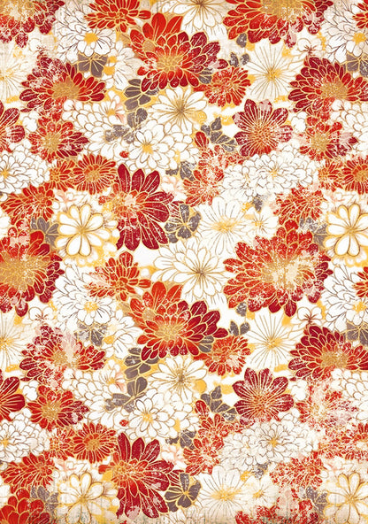 Papier Vellum « Pays du soleil levant » Motifs A4 6/Paquet
