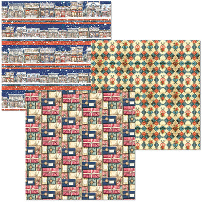 Papier de luxe or et papier vélin double pack assorti 6/paquet Boutique de jouets