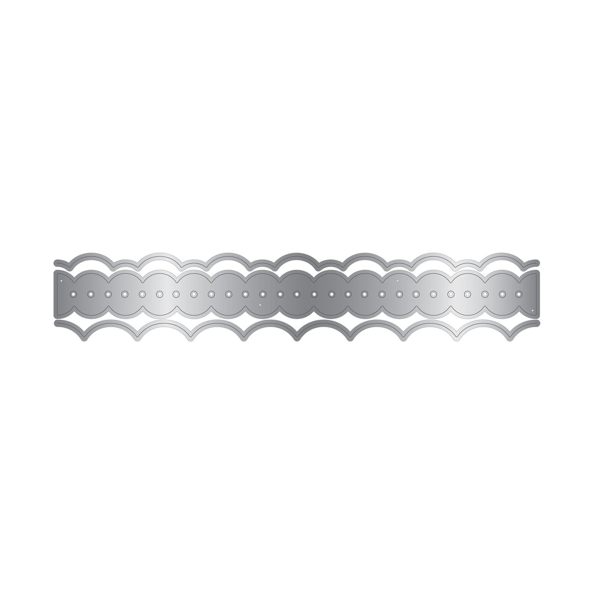 Crafters Companion Matrice de découpe métal Edgeable - Bord festonné